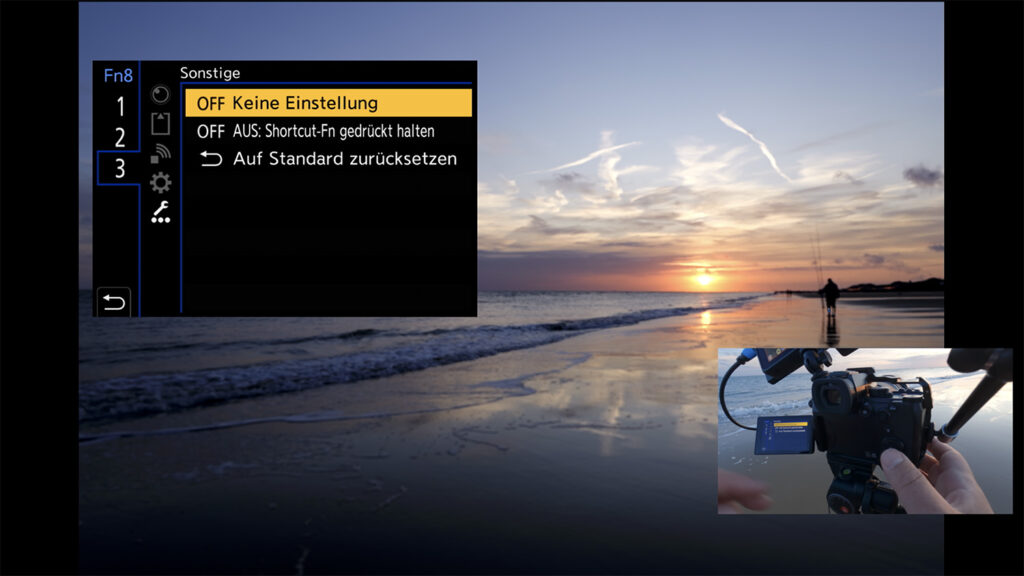 Belegung Funktionstasten bei der Lumix S5 II