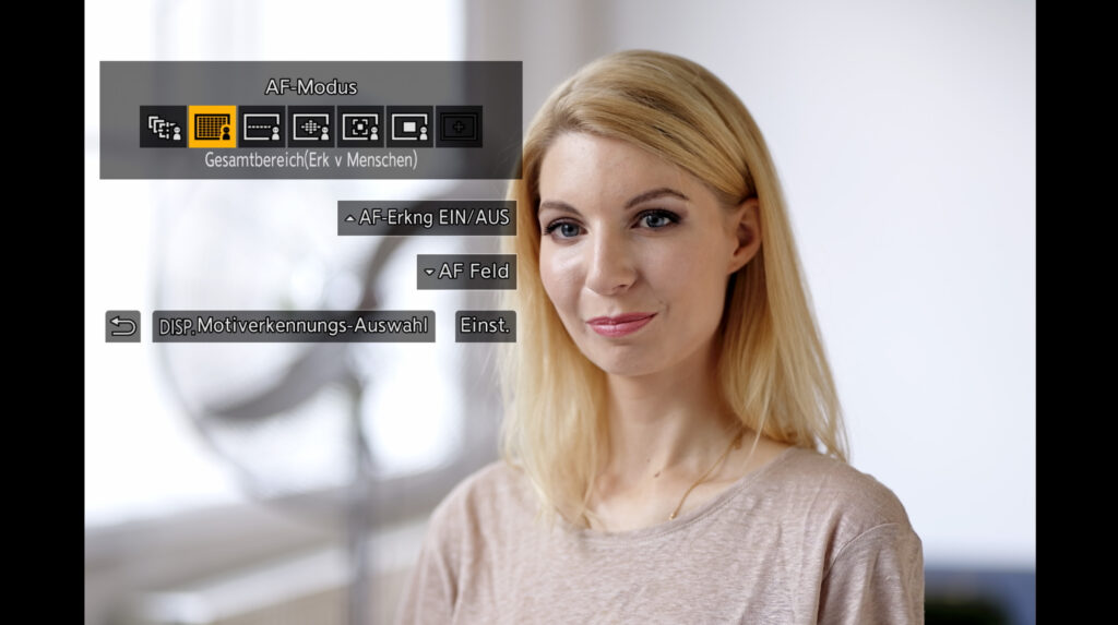 Fokus Methoden Human Face Eye Lumix Kameras mit der School of LUMIX