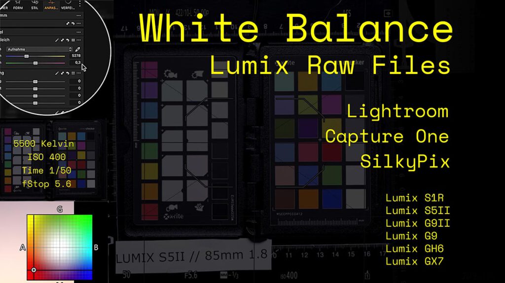 Lumix Rawdaten: Weißabgleich mit unterschiedlichen Konvertern