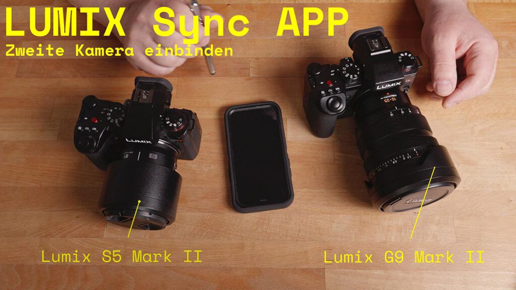 LUMIX Sync App 2. Kamera einbinden