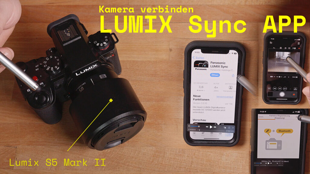 LUMIX Sync App 1. Verbindungsaufbau
