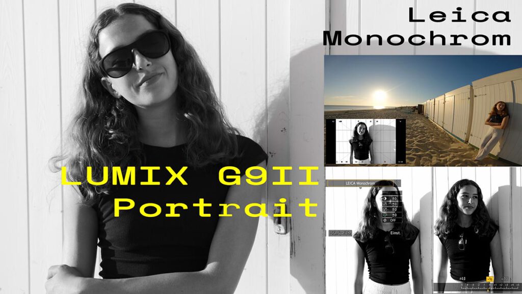 Portrait mit dem Leica Monochrom und der LUMIX G9II